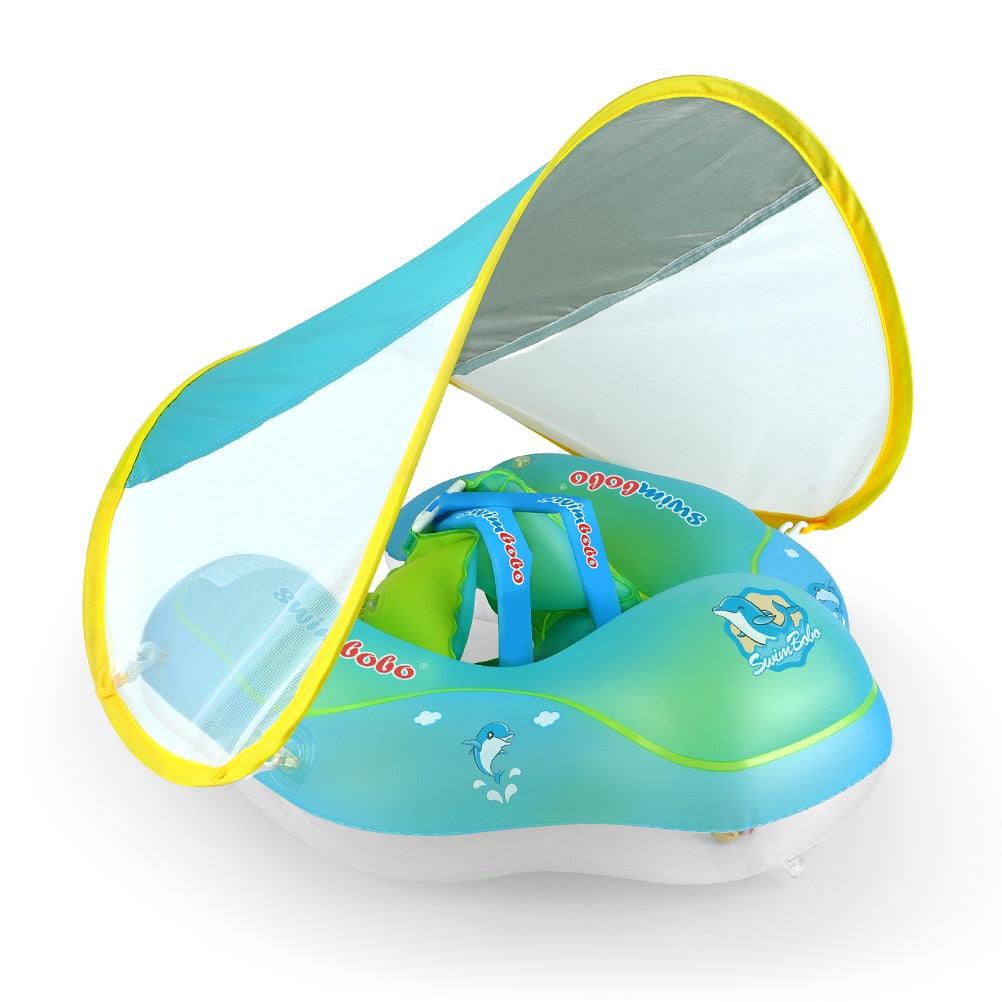 Bóia Inflável Infantil com Proteção Solar - Inovallar