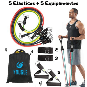Elastic Resistance™ Fitness - KIT COMPLETO - Inovallar