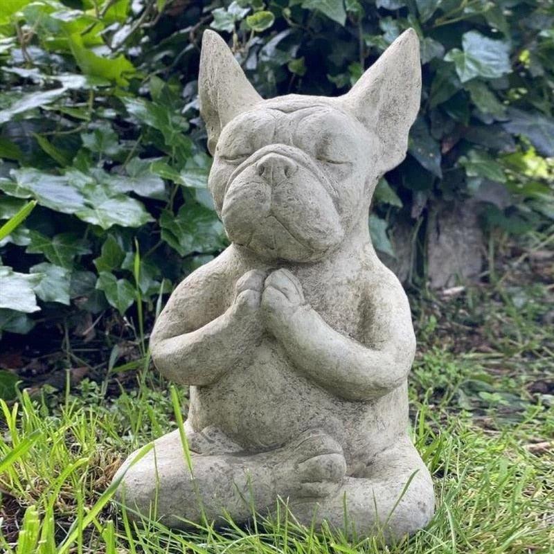 Estatueta BullDog Meditador - Inovallar