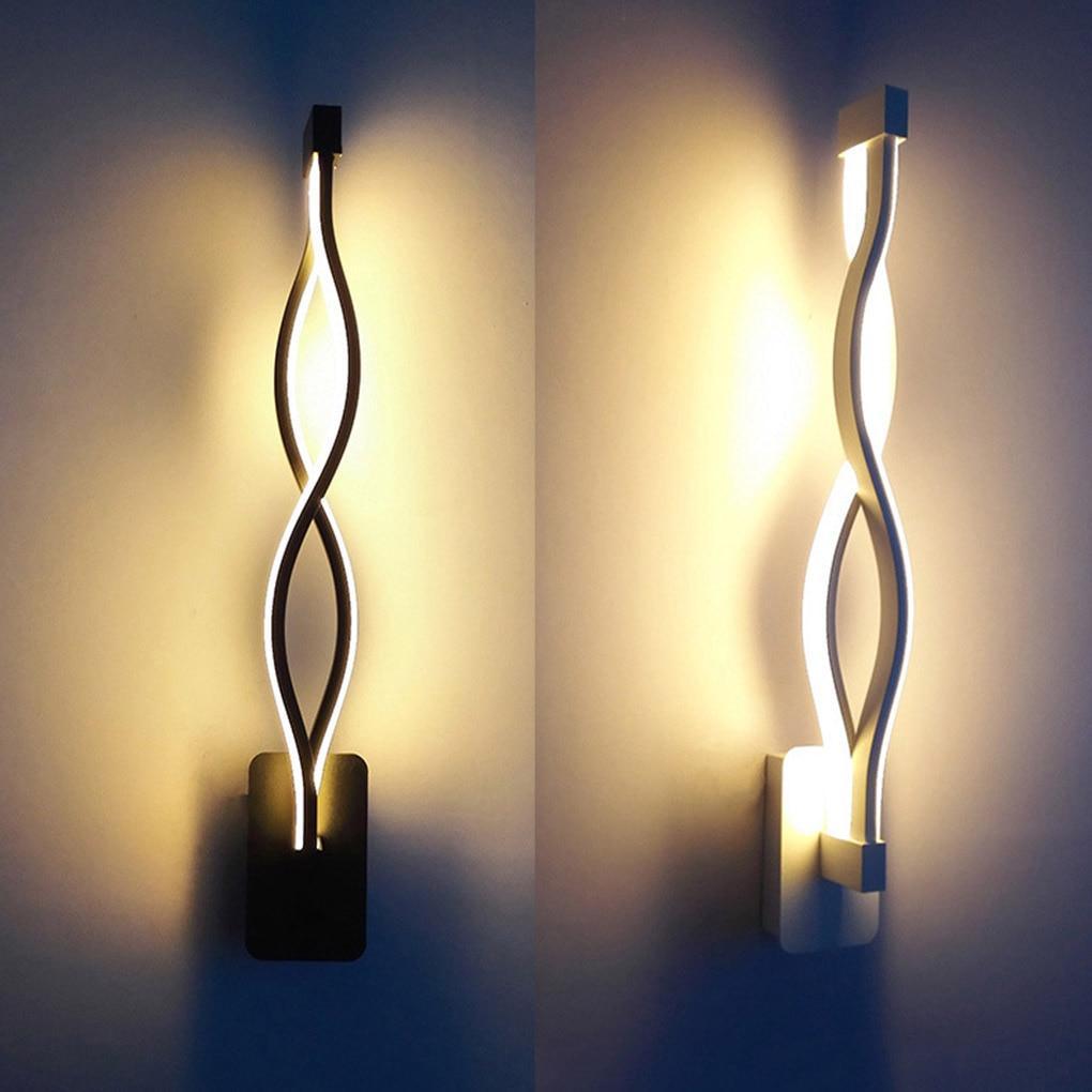 Lâmpada LED de Liga de Alumínio com Design Ondulado - Inovallar