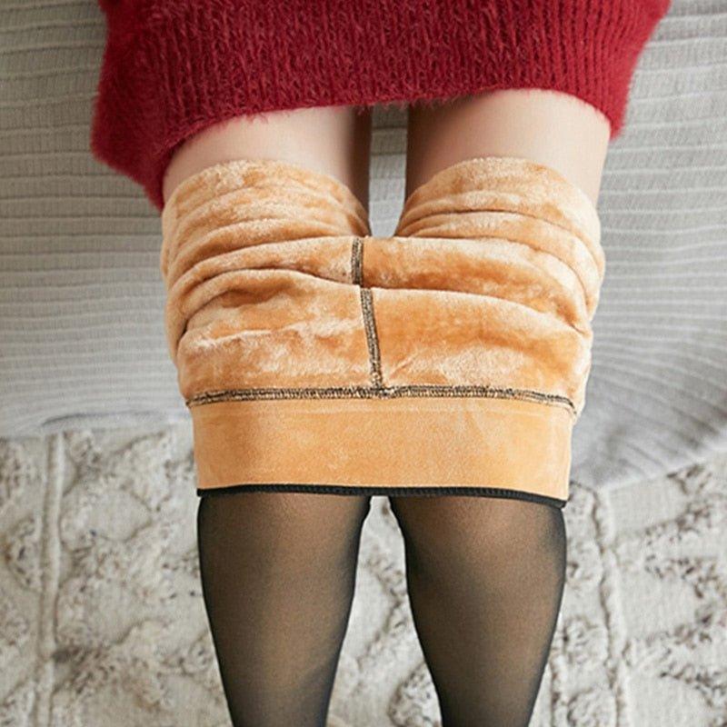 Meia calça forrada com lã térmica - Inovallar